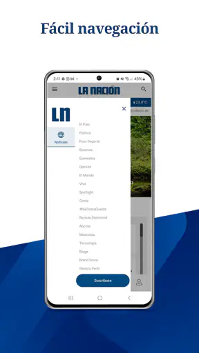 La Nación Costa Rica screenshot