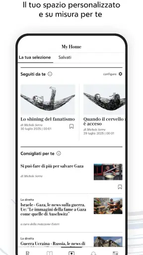 la Repubblica - news online screenshot
