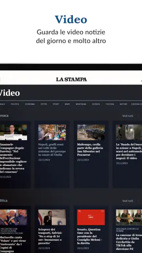 La Stampa. Notizie e Inchieste screenshot