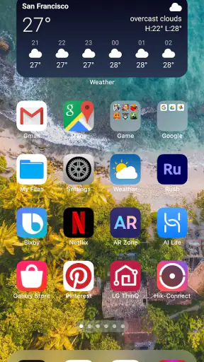 Launcher iOS 17 Lite screenshot