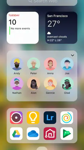 Launcher iOS 17 Lite screenshot