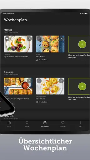 le menu screenshot