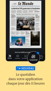 Le Monde, Actualités en direct screenshot