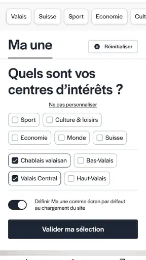 Le Nouvelliste screenshot