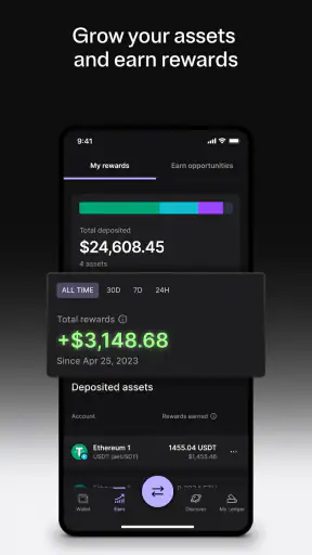 Ledger Wallet™ crypto app screenshot