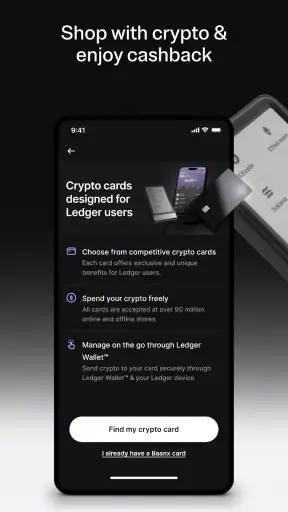 Ledger Wallet™ crypto app screenshot