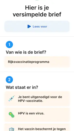Lees Simpel screenshot