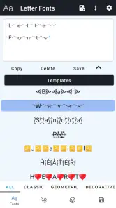 Letter Fonts - Stylish Text screenshot