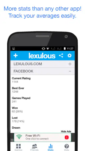 Lexulous Word Game screenshot