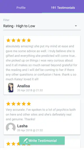 Live Psychic Chat screenshot