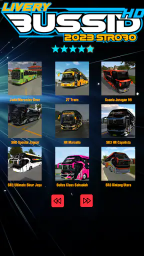 Livery Bussid HD Strobo screenshot