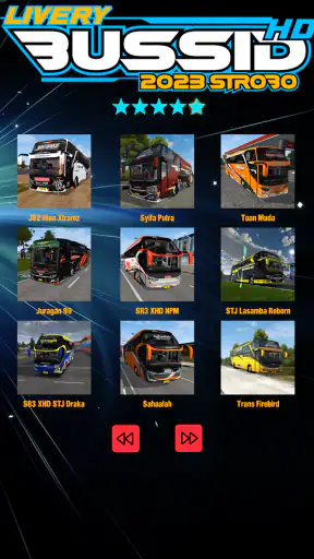 Livery Bussid HD Strobo screenshot