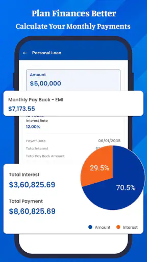 Loan, Finance & EMI Calculator screenshot
