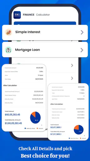 Loan, Finance & EMI Calculator screenshot