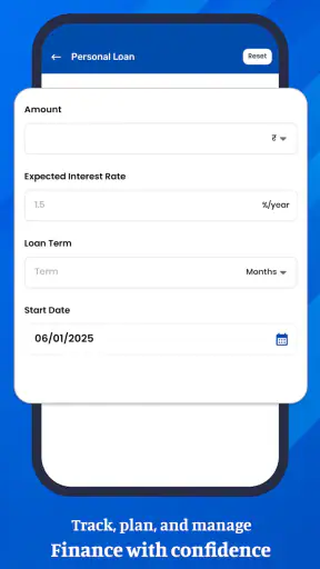 Loan, Finance & EMI Calculator screenshot