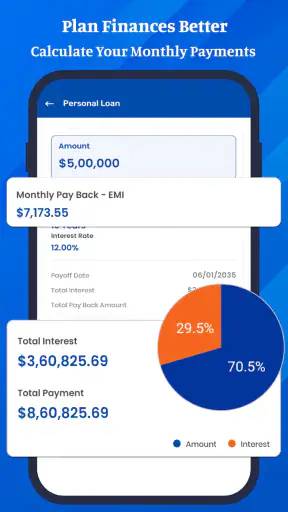 Loan, Finance & EMI Calculator screenshot