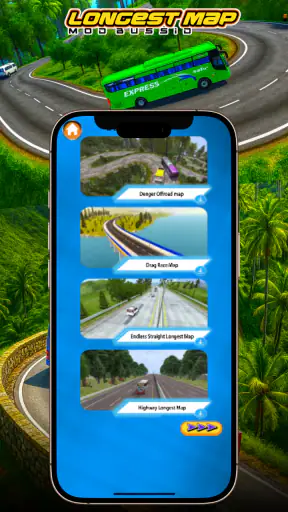 Longest Map Mod Bussid screenshot