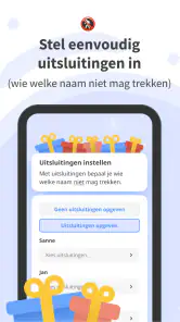 lootjestrekken.nl | drawnames screenshot