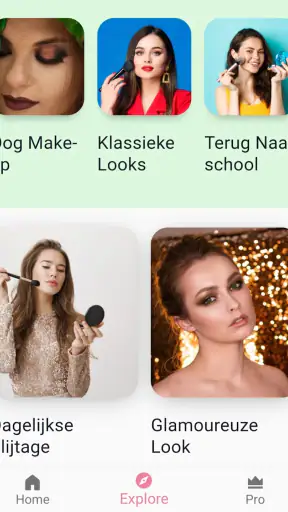 Make-up Zelfstudie App screenshot