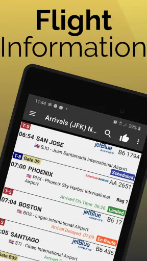 Malaga Airport: Flight Info screenshot