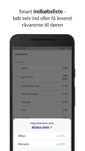 Mambeno: Nem og billig madplan screenshot