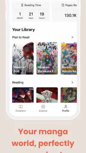 MangaTime - Manga Tracker screenshot