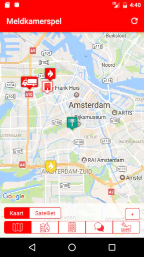 Meldkamerspel screenshot