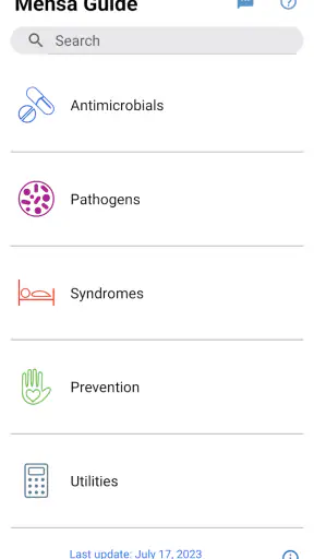 Mensa Guide screenshot