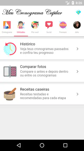 Meu Cronograma Capilar screenshot