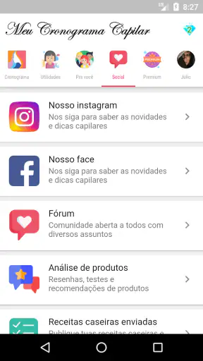 Meu Cronograma Capilar screenshot