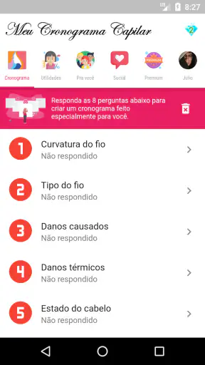 Meu Cronograma Capilar screenshot