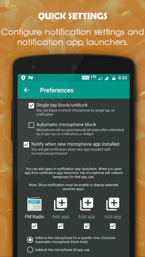Microphone Blocker screenshot