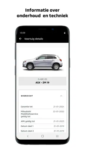 Mijn Mitsubishi screenshot