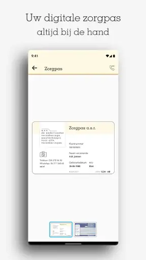 Mijn zorg van a.s.r. screenshot
