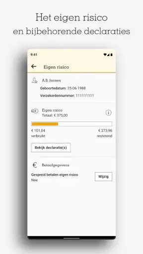 Mijn zorg van a.s.r. screenshot