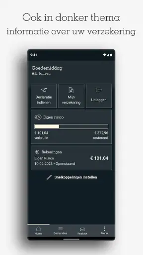 Mijn zorg van a.s.r. screenshot