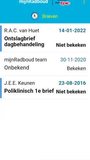 mijnRadboud screenshot