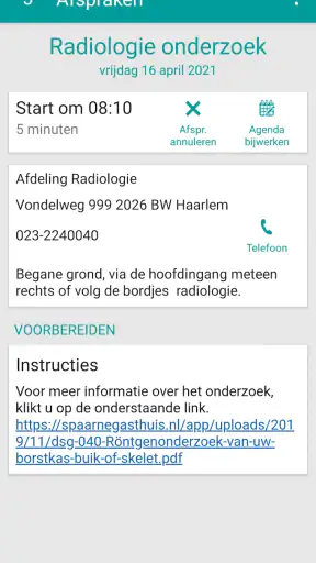 MijnSpaarneGasthuis screenshot