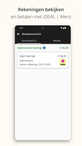 MijnSZVK screenshot