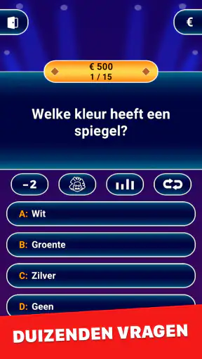 Miljonair 2026: offline trivia screenshot