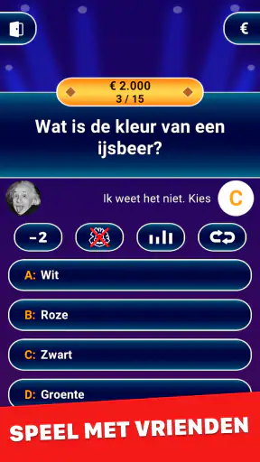 Miljonair 2026: offline trivia screenshot