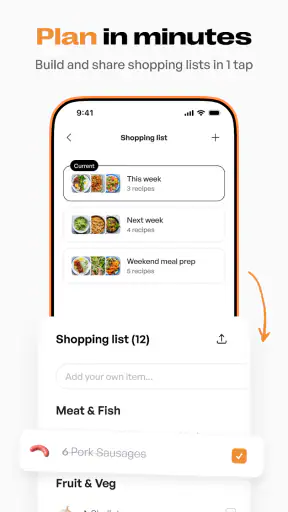 Mob: Meal Planner and Recipes screenshot