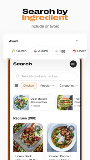 Mob: Meal Planner and Recipes screenshot