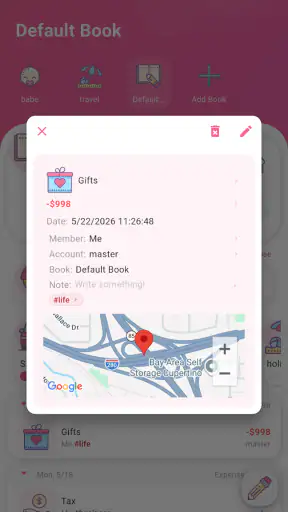 Money+ Cute Expense Tracker screenshot