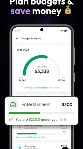 Monthly Budget & Expense App screenshot