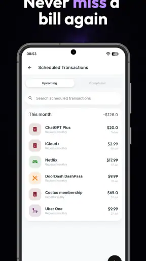 Monthly Budget & Expense App screenshot