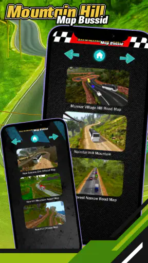 Mountain Hill Map Bussid screenshot