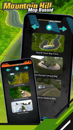 Mountain Hill Map Bussid screenshot