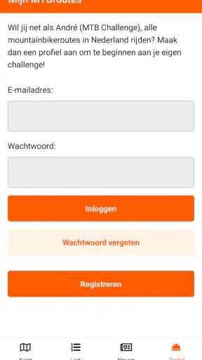 MTBroutes - Alle NL MTB routes screenshot