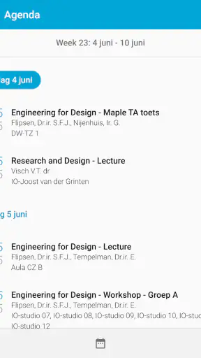 My TU Delft screenshot